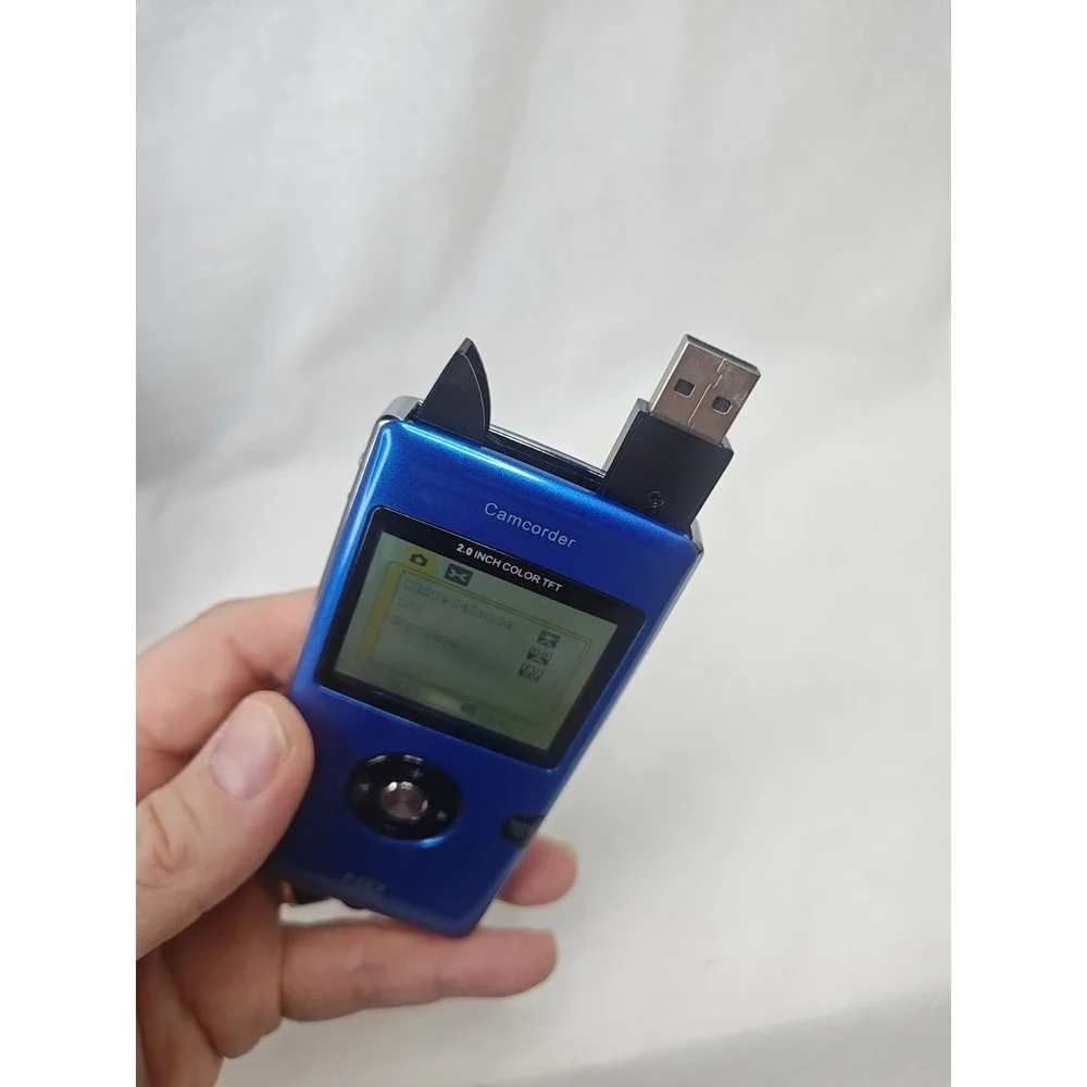 Sylvania HD1Z HD Digital Video Camera Camcorder Blue 720p Y2K Digicam Tested Box